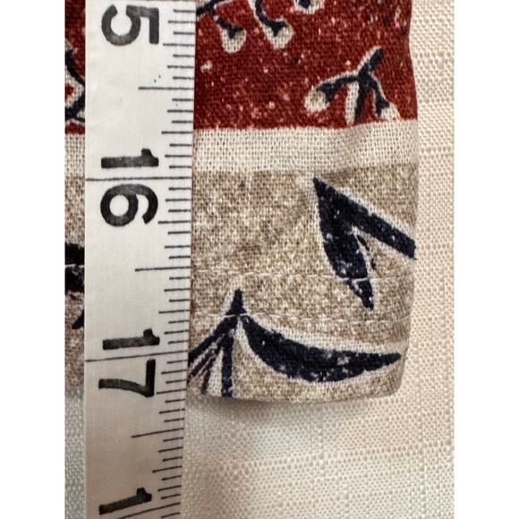 VINTAGE‎ 100% Silk Blouse Size 2X Floral Corrage Hawaiian Summer Beach Vacation - Picture 9 of 10